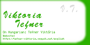 viktoria tefner business card
