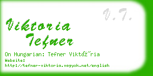 viktoria tefner business card